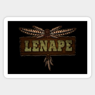 Lenape People Old Board Sticker